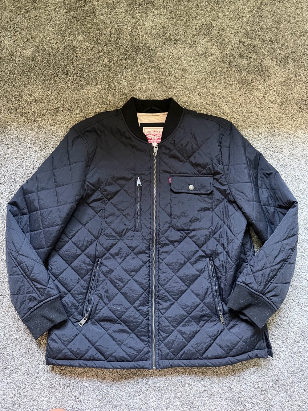 Levi's Quilted Lightweight Jacket - Black